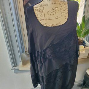 LANE BRYANT LACE FRONT BLOUSE